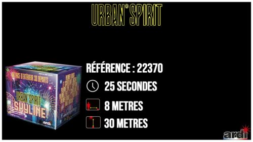 22370 Urban Spirit® Skyline® 30 Départs Calibre 20mm